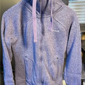 Avalanche Heathered Lavender Full-Zip Hoodie with Hood